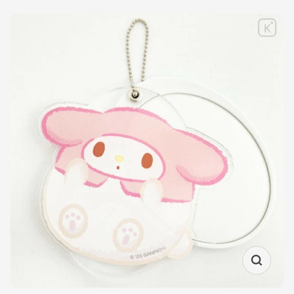 BNIB Sanrio Character My Melody Chain Slide Mirror - Japan Edition - Picture 2 of 6